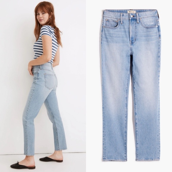 MADEWELL The Curvy Perfect Vintage Jean in Fiore Wash - Picture 2 of 11
